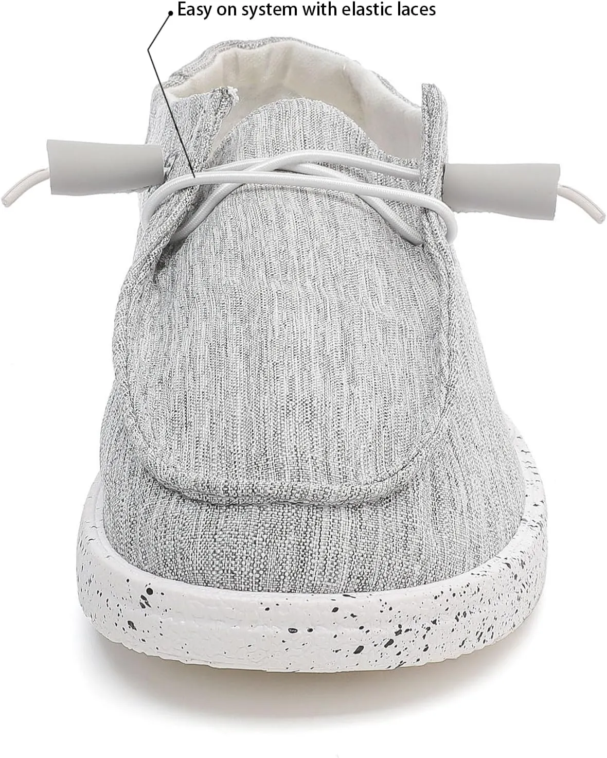 Betrue Lightweight Boat Shoes for Women, Womens Casual Loafers, Womens Slip On Deck Shoes, Breathable Canvas Walking Shoes for Women
