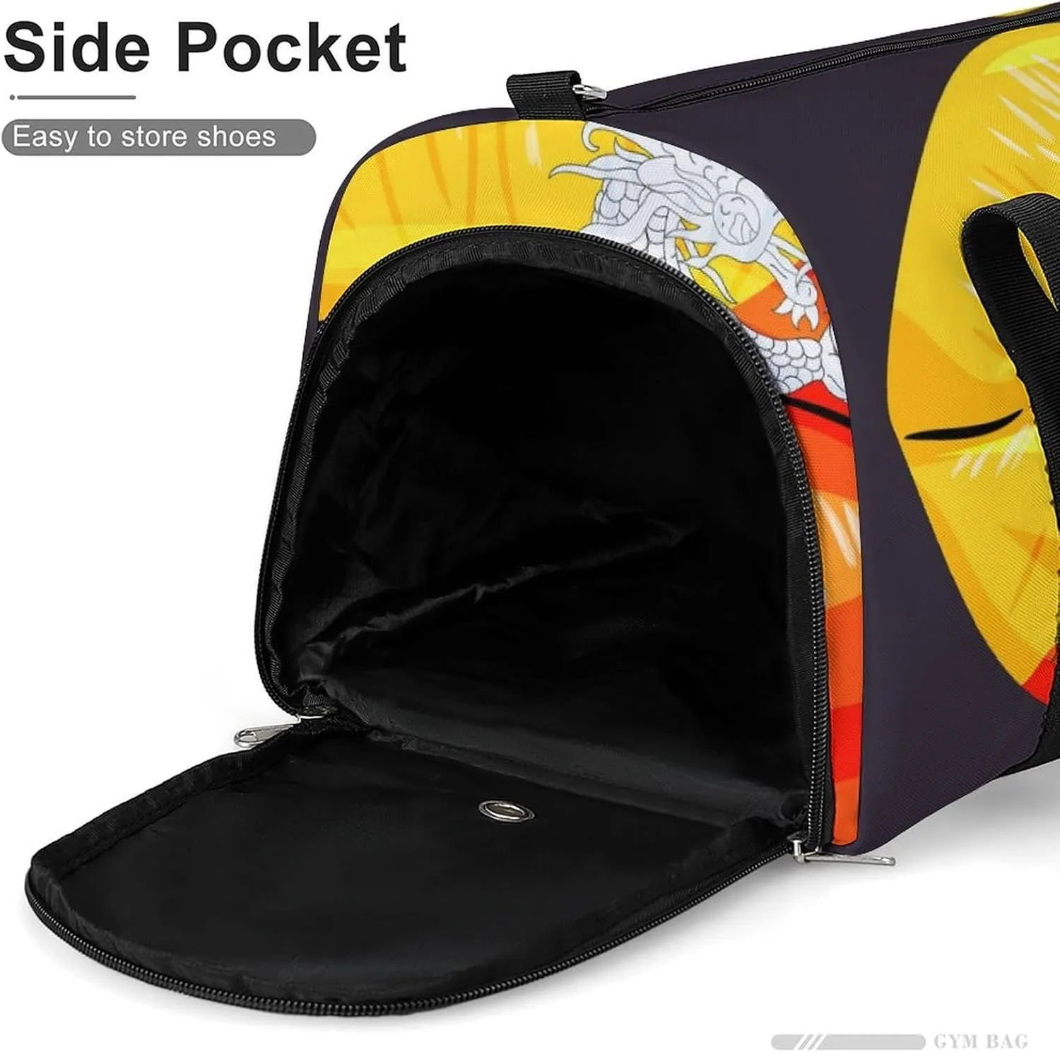 Bhutan Flag Lips Gym Bag for Women Men Lightweight Duffel with Shoe Compartment Weekender