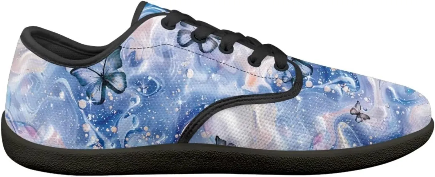 Binienty Womens Casual Dress Sneakers Business Slip on Lace-up Walking Shoes Outdoor Lightweight Tennis Shoe