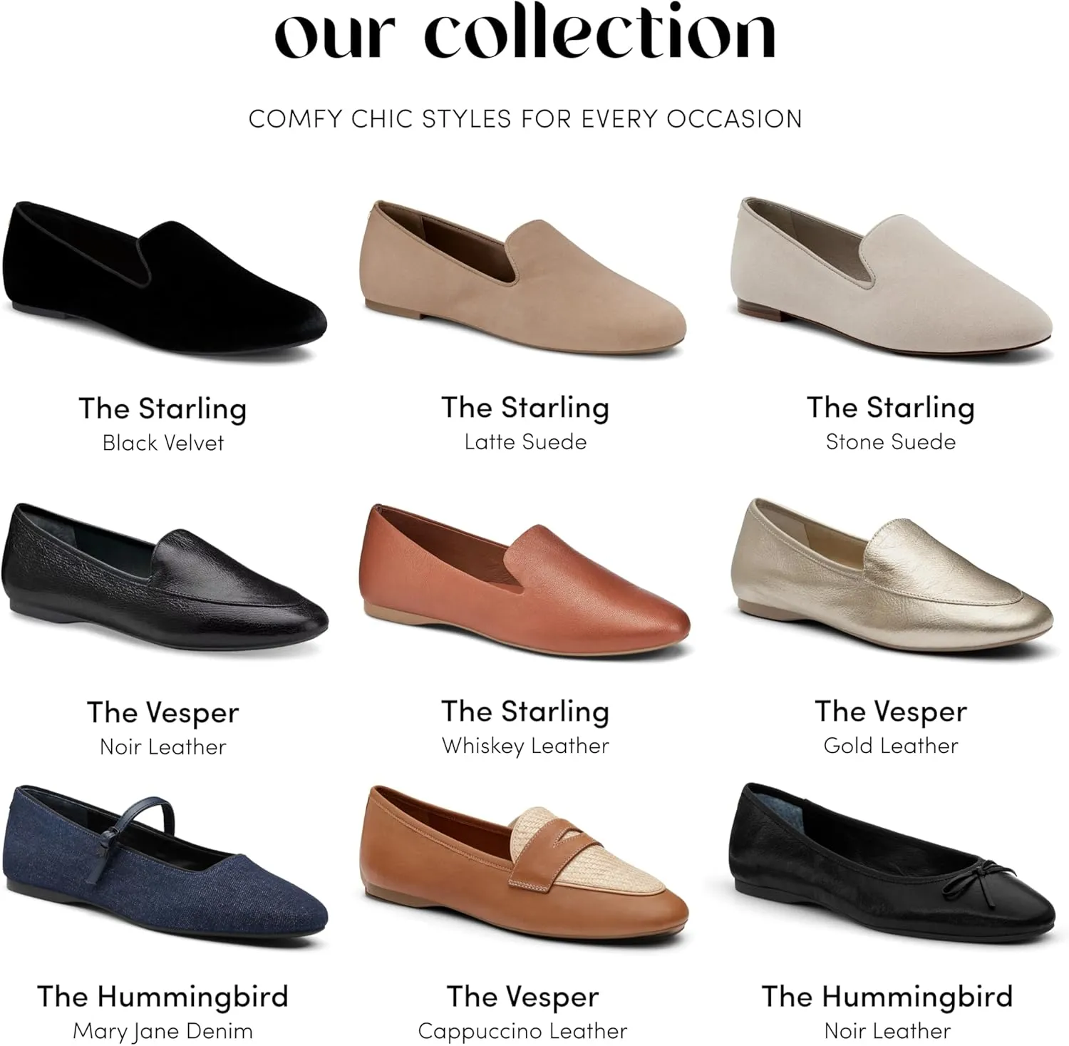 Birdies Women's Shoes, Flats for Women, Slip-On Comfortable Casual Dressy Shoes
