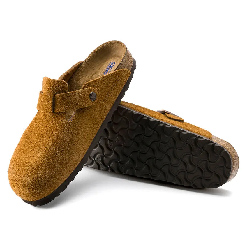 Birkenstock Boston Soft Footbed mink suede