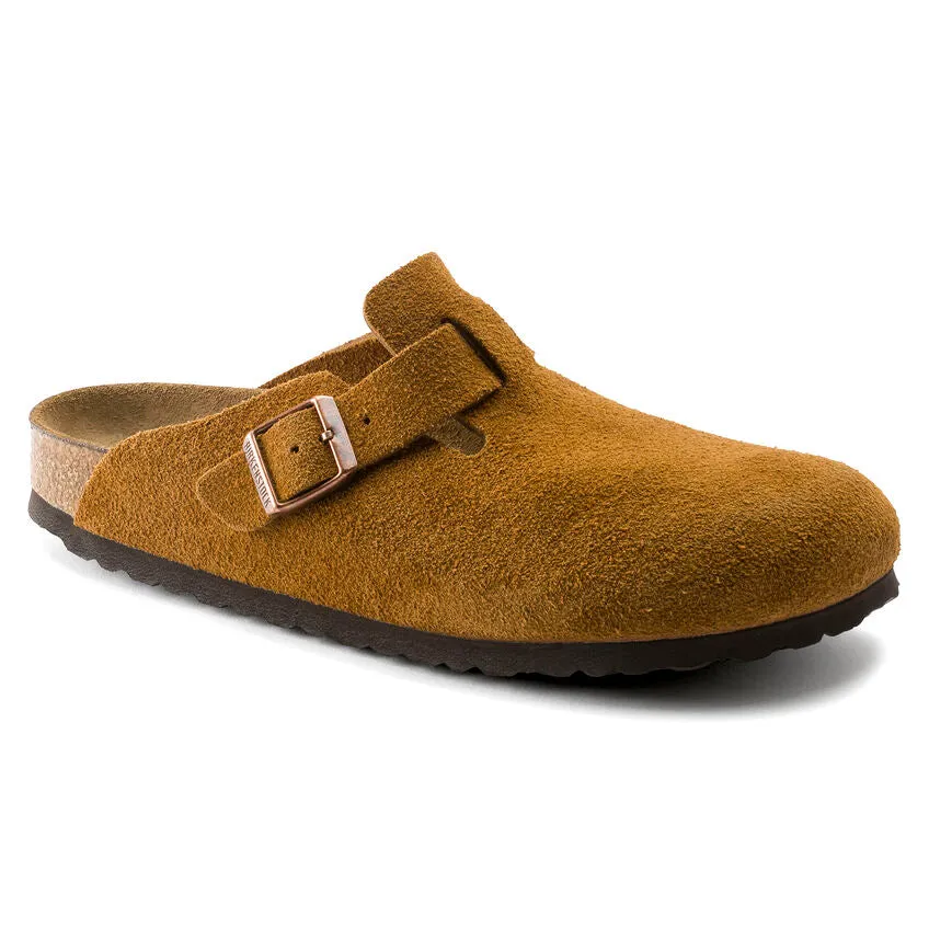Birkenstock Boston Soft Footbed mink suede