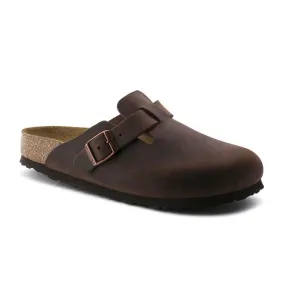 Birkenstock Boston Soft Footbed Oiled Leather Habana