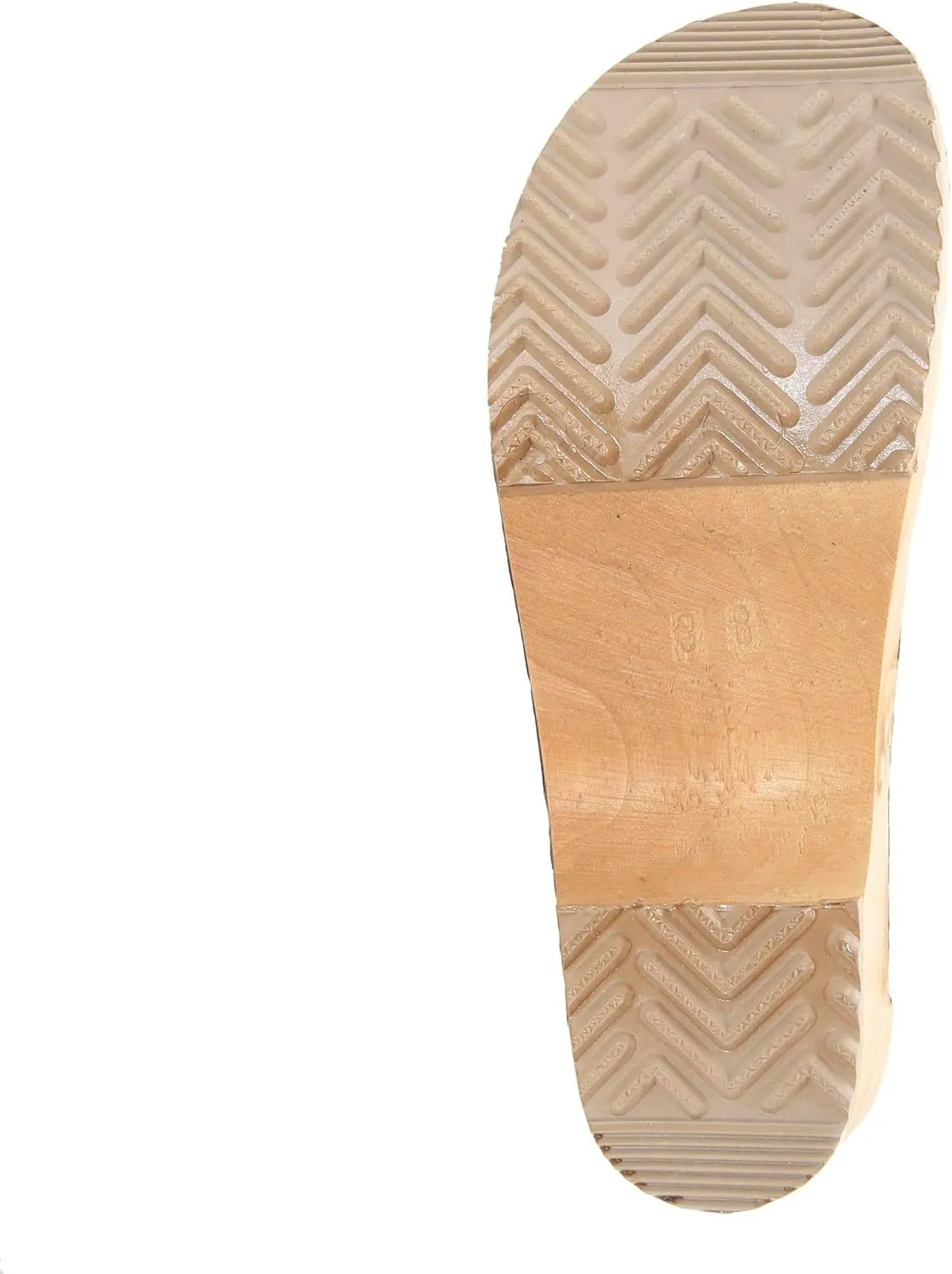 Bjork Maja Wood Open Back Leather Clogs