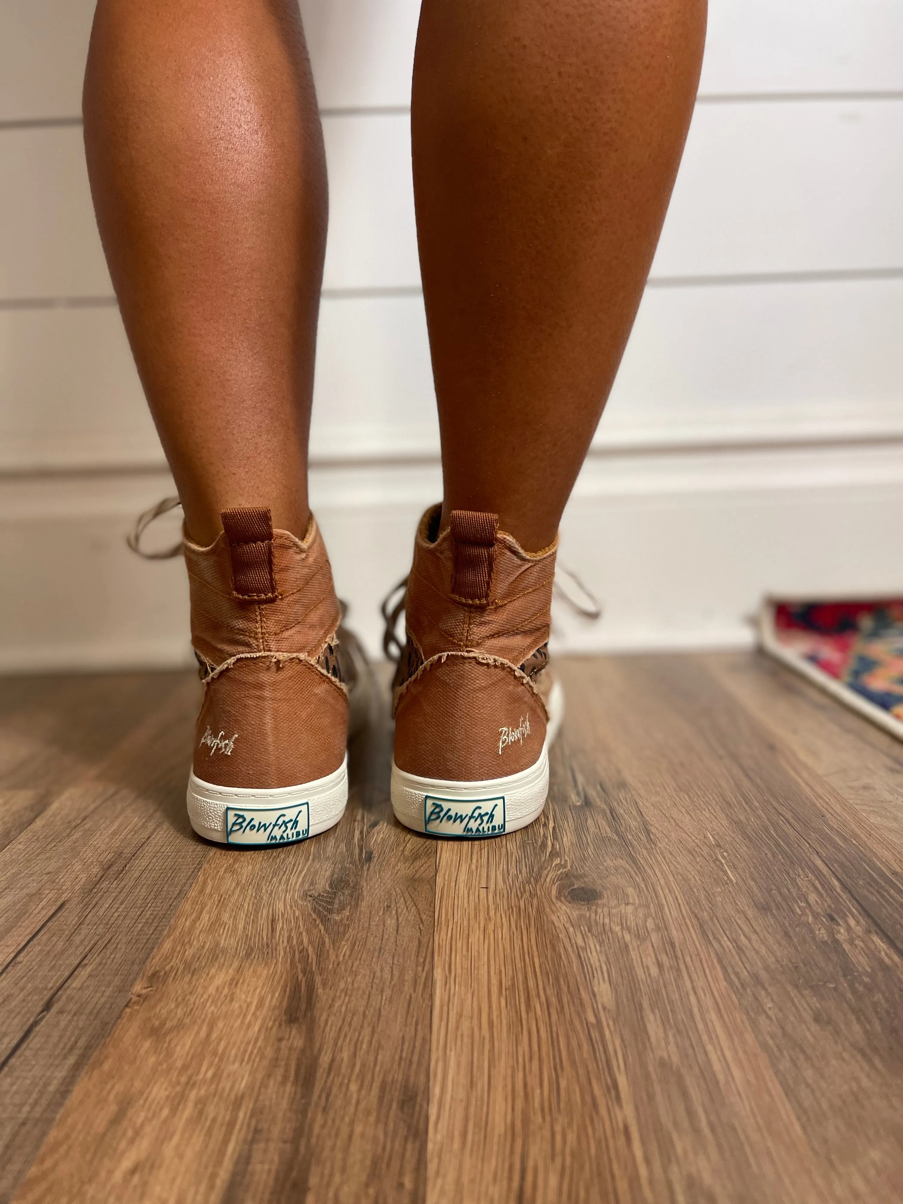 Blowfish Desert Caramel & Spot Upland High Top Sneaker