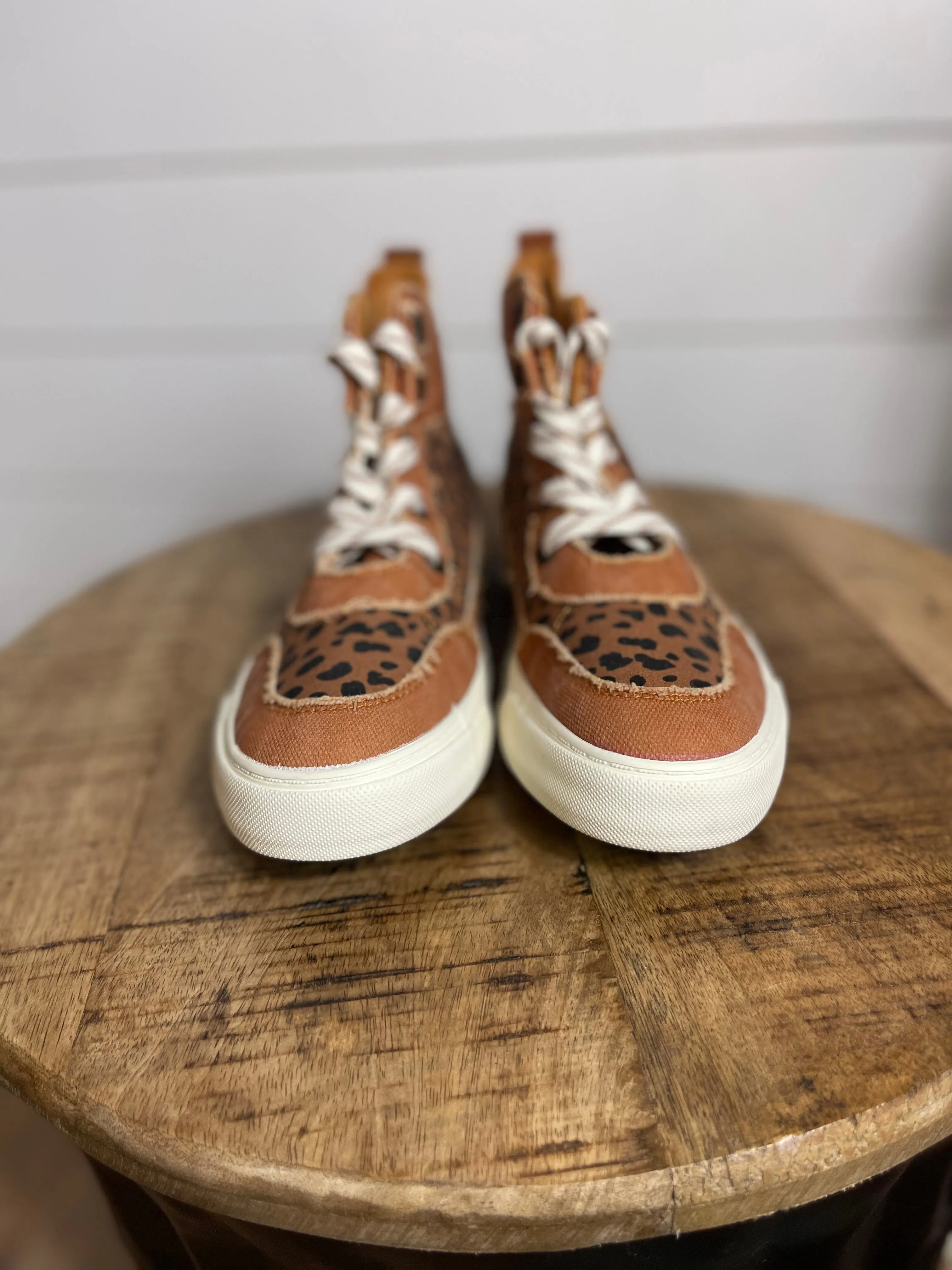 Blowfish Desert Caramel & Spot Upland High Top Sneaker