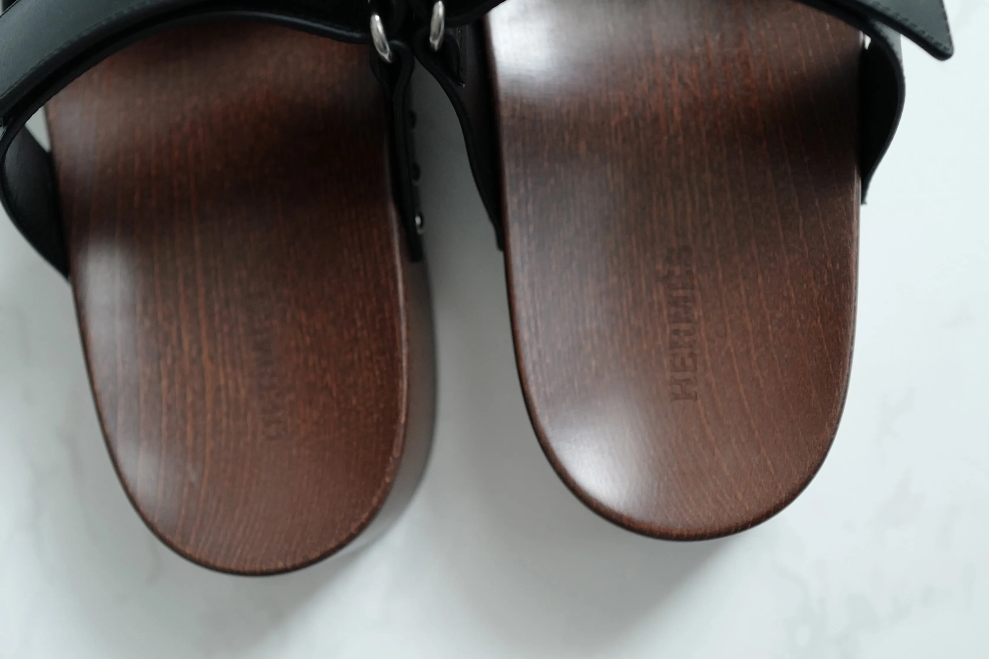 BNIB HERMÈS Kos Veau Women's Clog Noir - Size 38