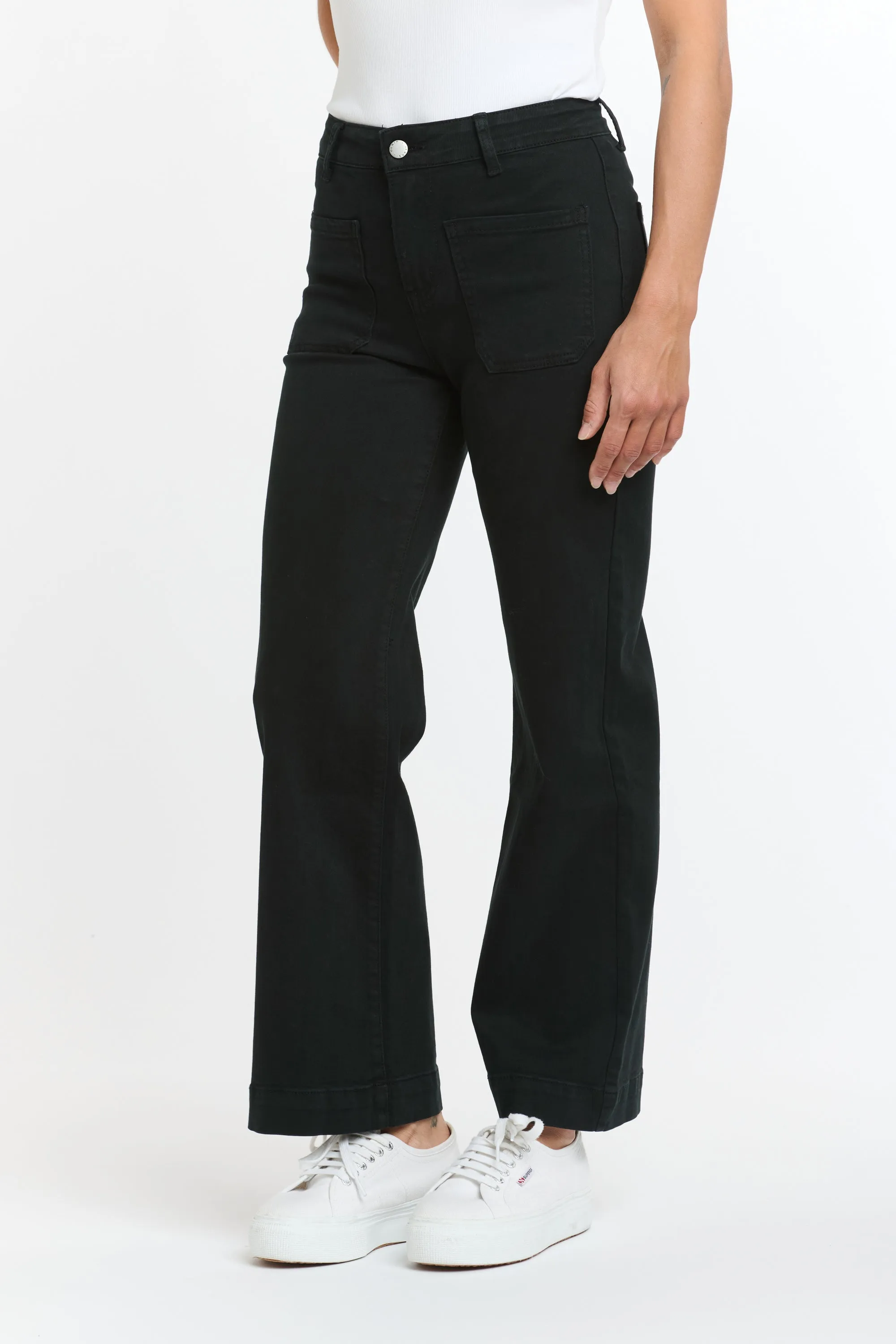 Bobbi 7/8th Jean- Black