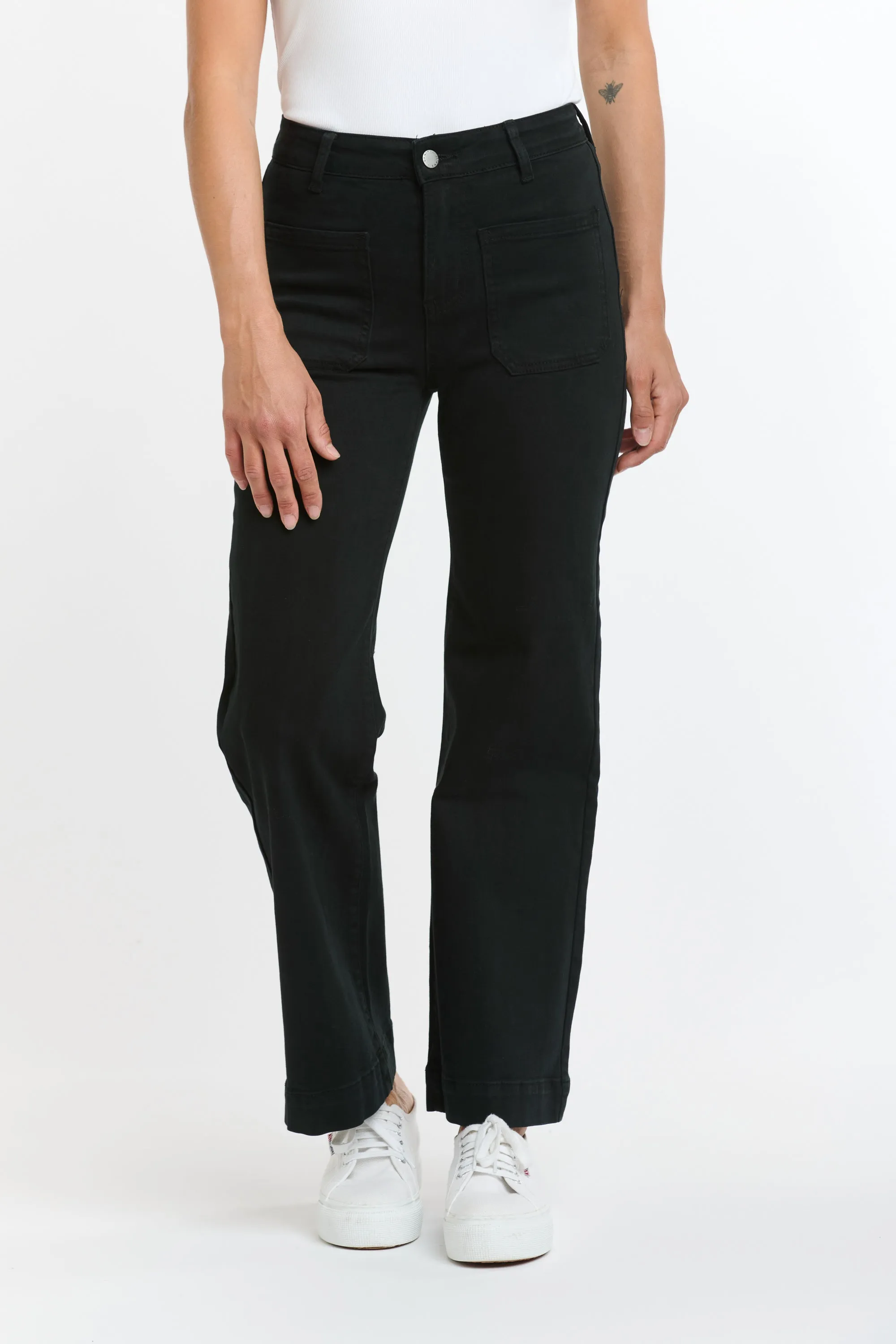 Bobbi 7/8th Jean- Black