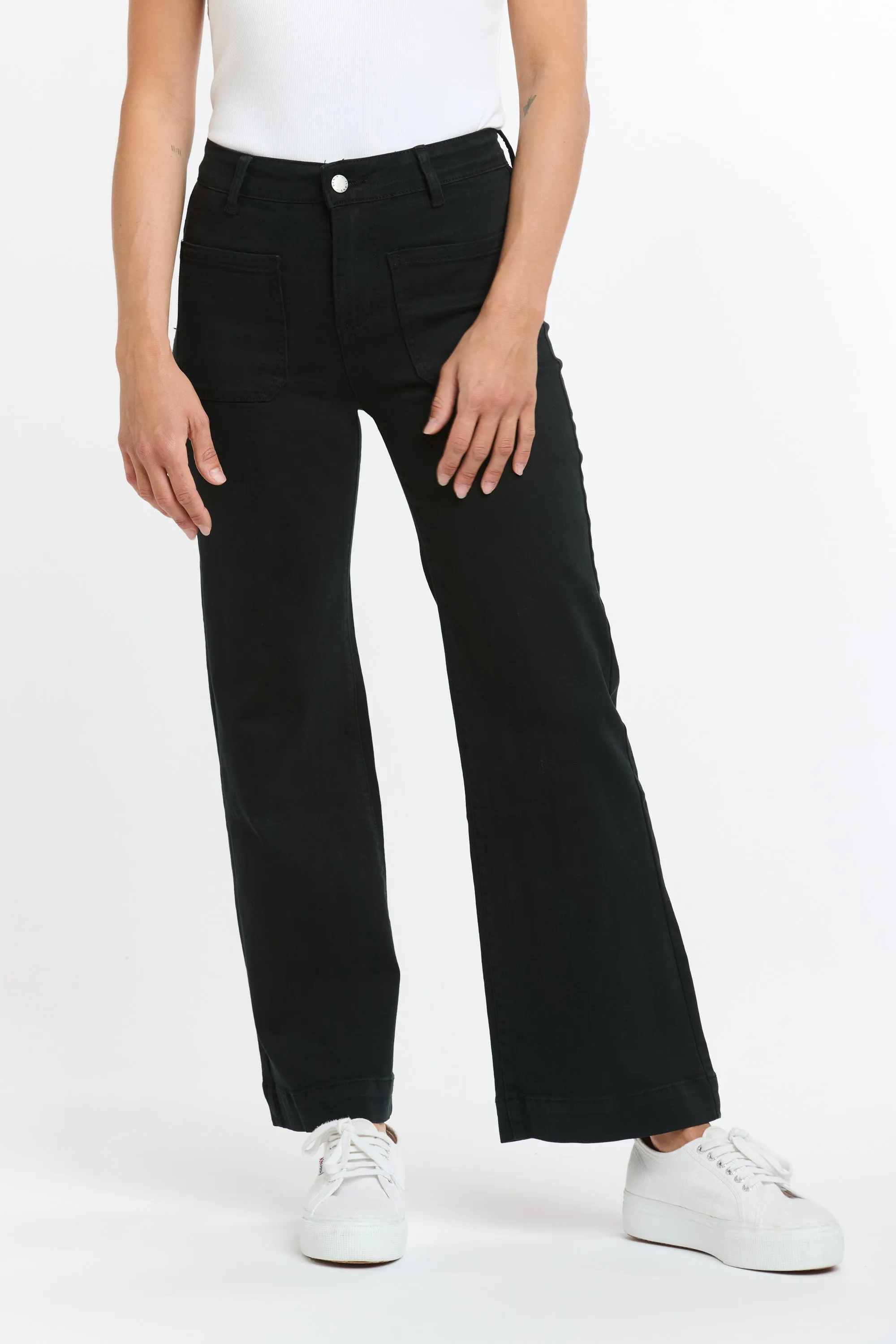 Bobbi 7/8th Jean- Black