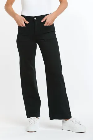 Bobbi 7/8th Jean- Black