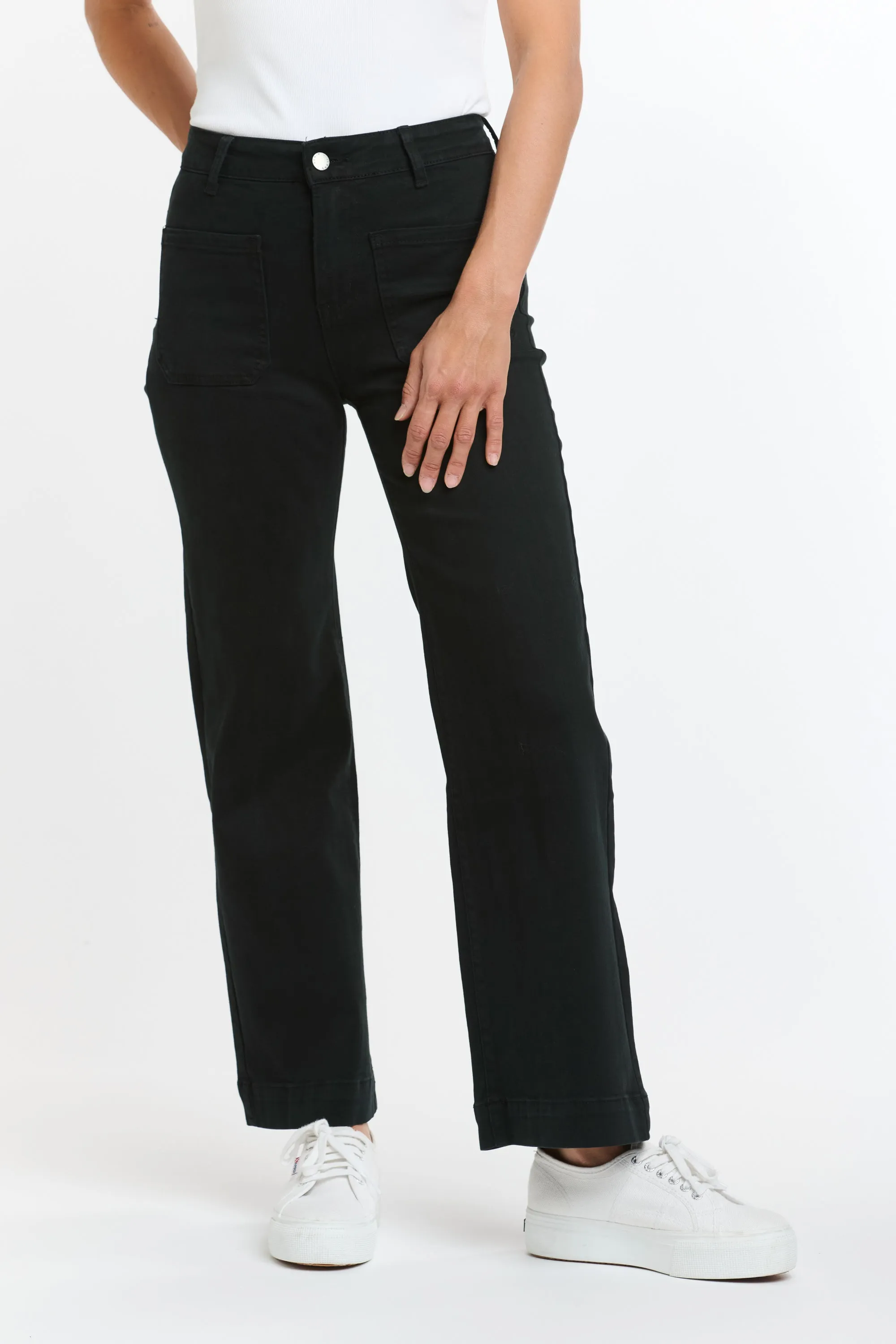 Bobbi 7/8th Jean- Black