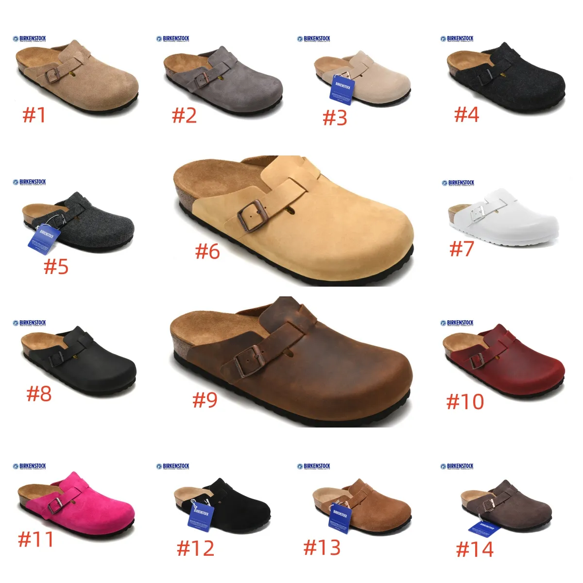 Boston Oiled Leather Soft Footbed Clog