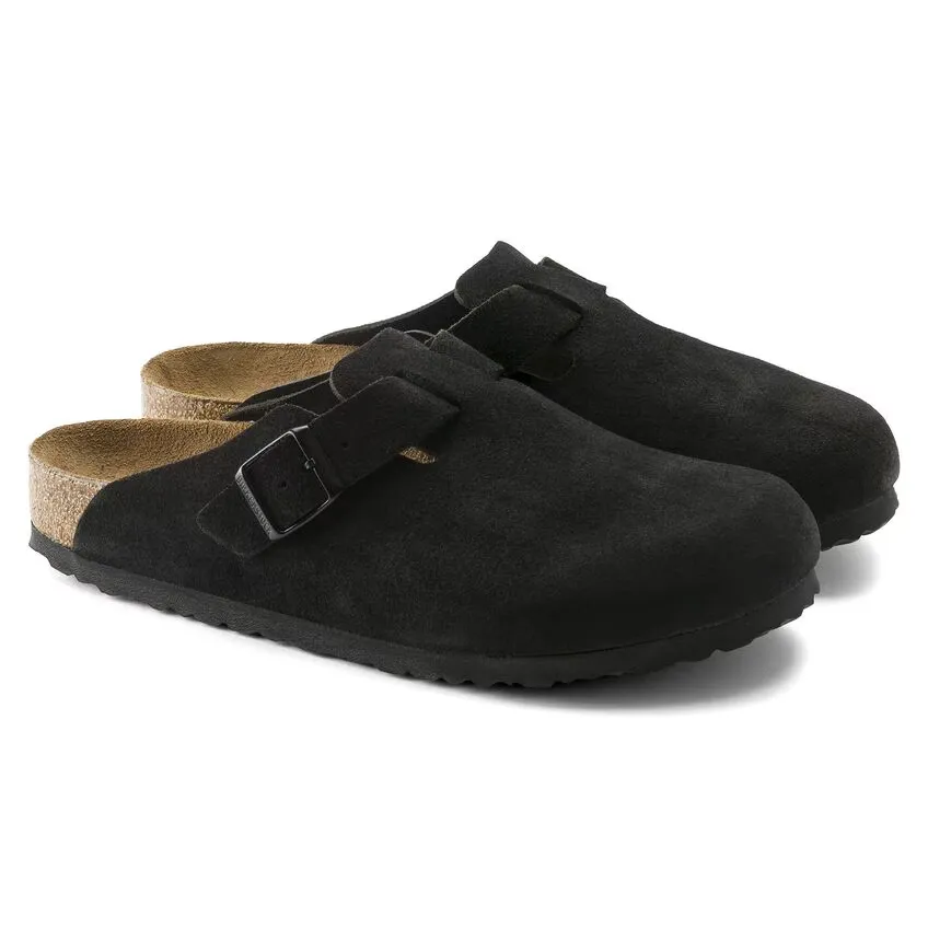 Boston Soft Foot Bed - Black - Men's