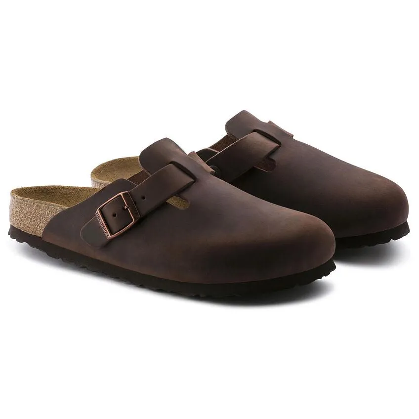 Boston Soft Footbed Oiled Leather Clog
