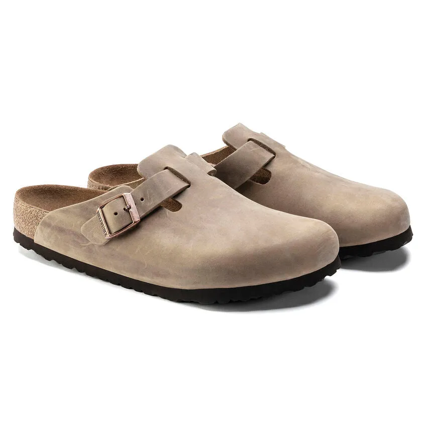 Boston Soft Footbed Oiled Leather Clog