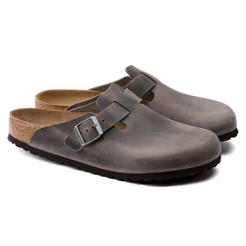 Boston Soft Footbed Oiled Leather Clog