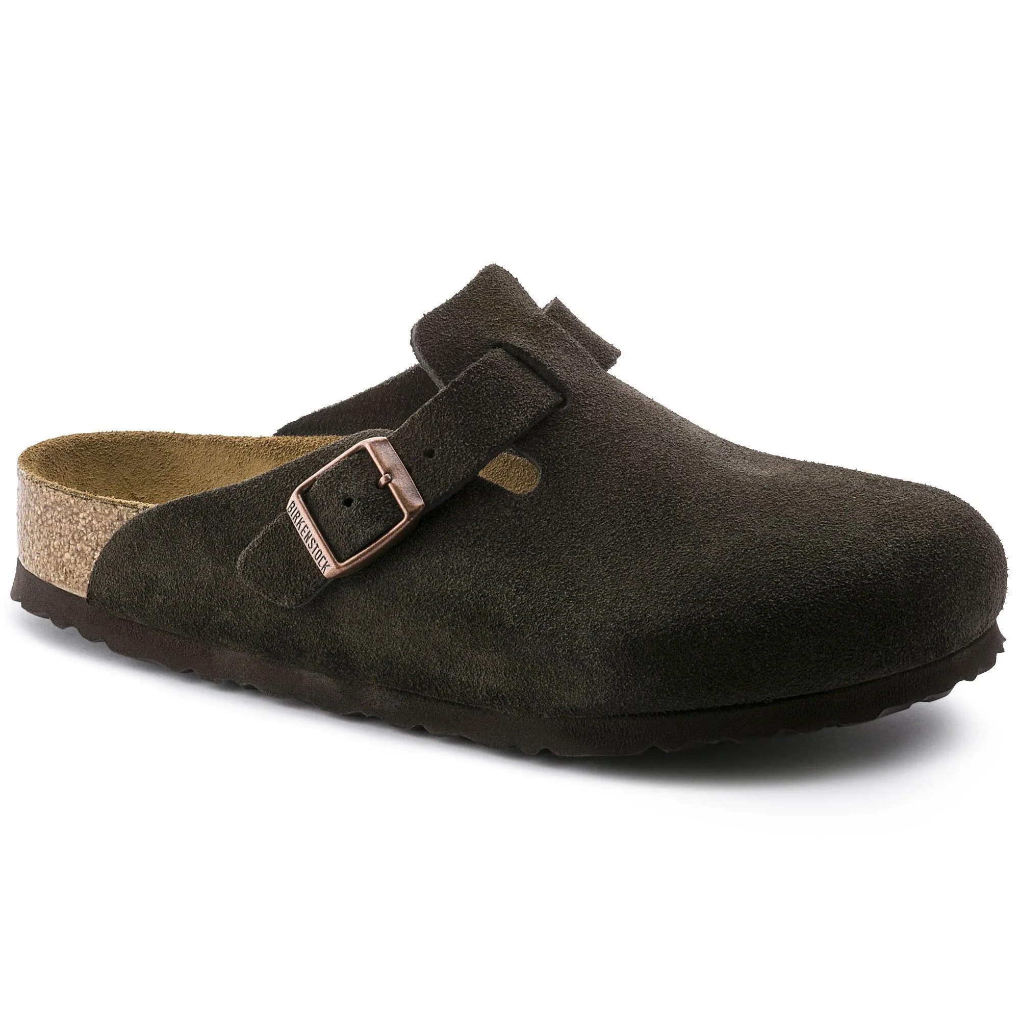 BOSTON SOFT FOOTBED SUEDE LEATHER - MOCHA