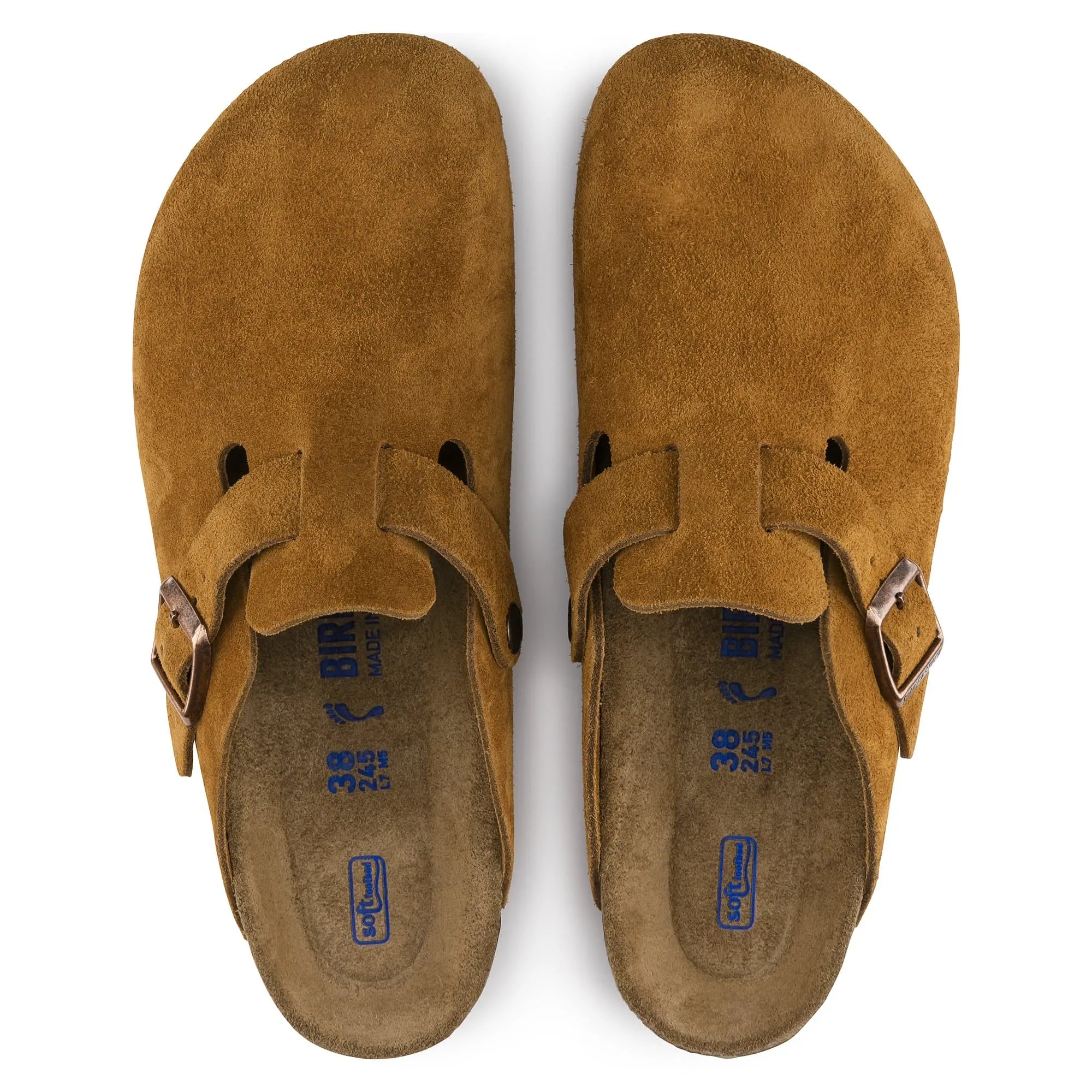 Boston Soft Footbed Suede Leather