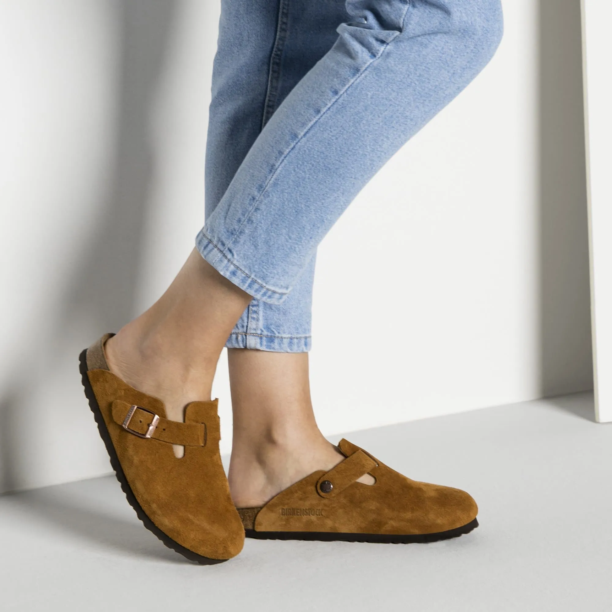 Boston Soft Footbed Suede Leather