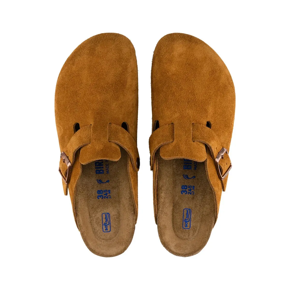 Boston - Soft Footbed - Suede - Mink - Regular