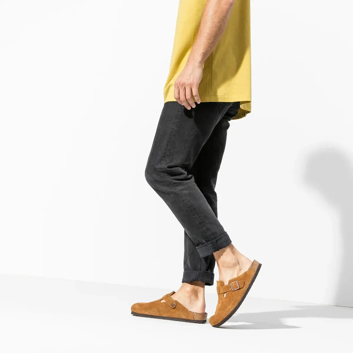 Boston - Soft Footbed - Suede - Mink - Regular