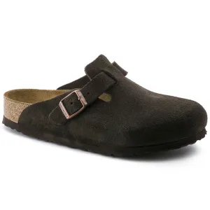 BOSTON SOFT FOOTBED SUEDED LEATHER MOCHA