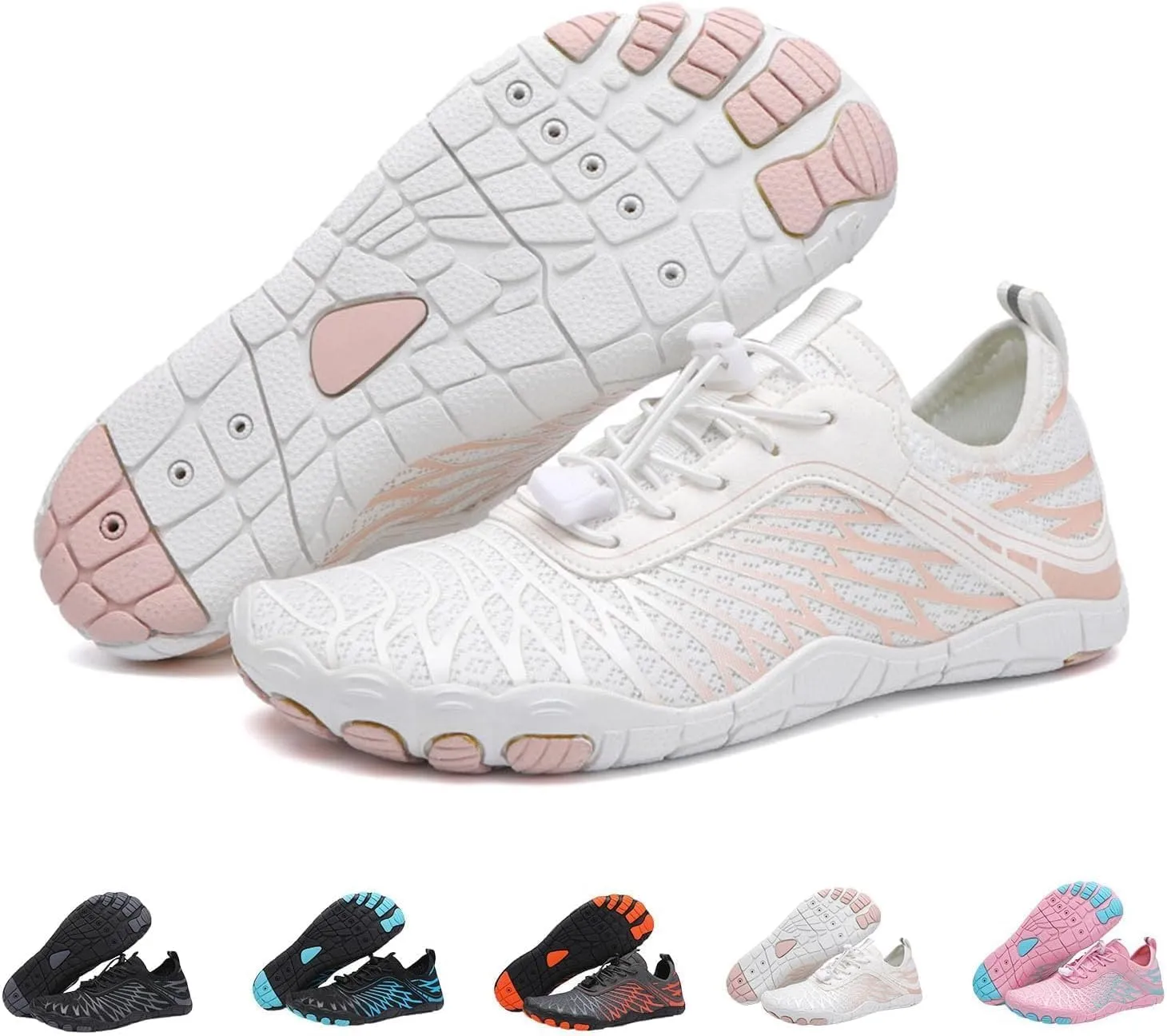 Bronior Grounding Shoes for Women Men, Healthy & Non-Slip Barefoot Shoes, Breathable Wide Toe, Comfortable and Wear-Resistant