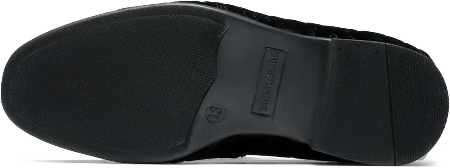 Bruno Marc Boys Dress Shoes Slip-on Loafers Formal Tuxedo Shoes