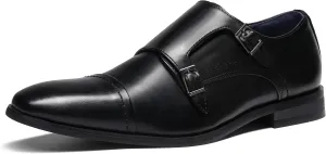 Bruno Marc Men's Dress Loafer Shoes Monk Strap Slip On Loafers