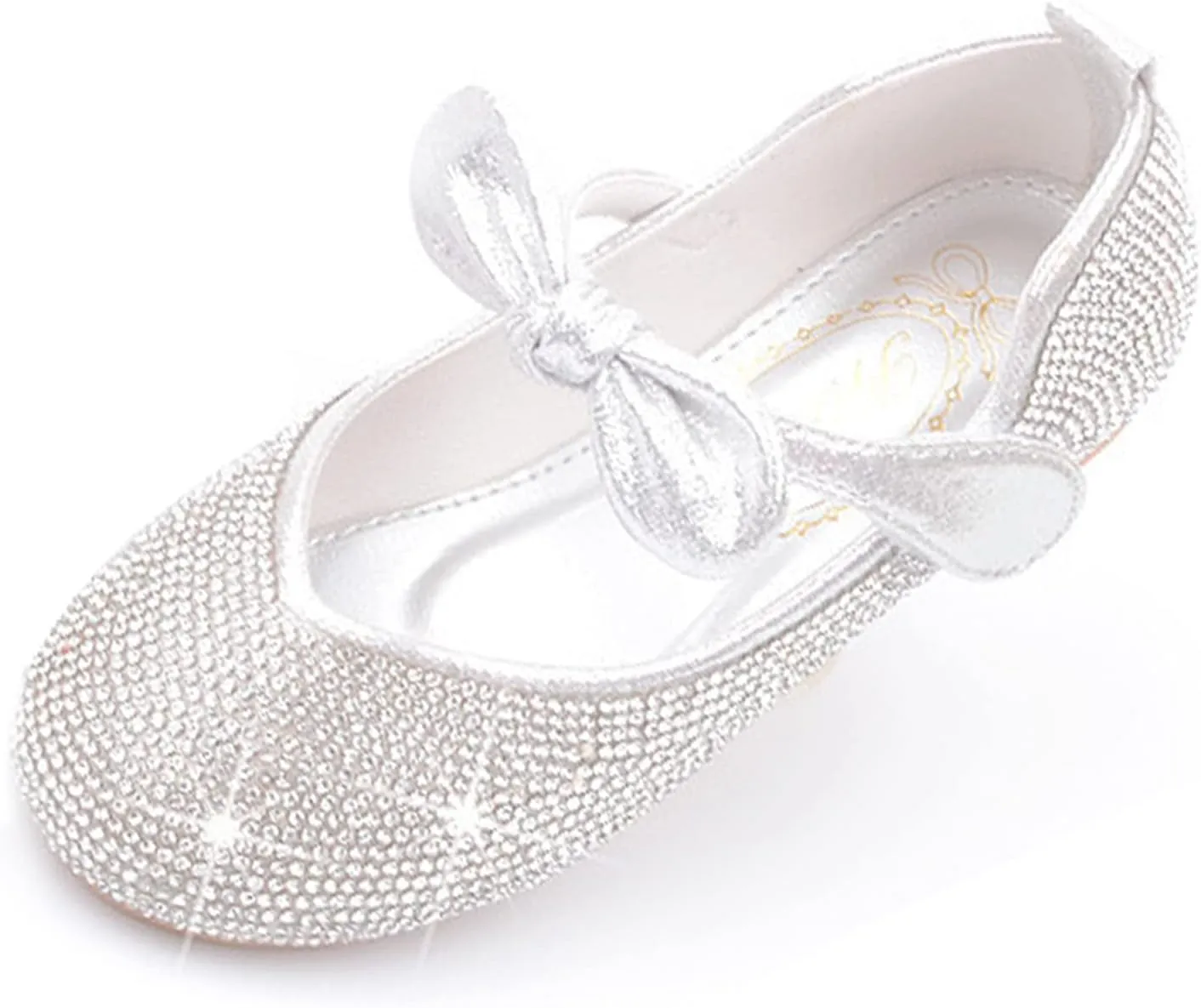 Cadidi Dinos Little Big Girl's Adorable Sparkle Princess Party Girls Dress Shoes