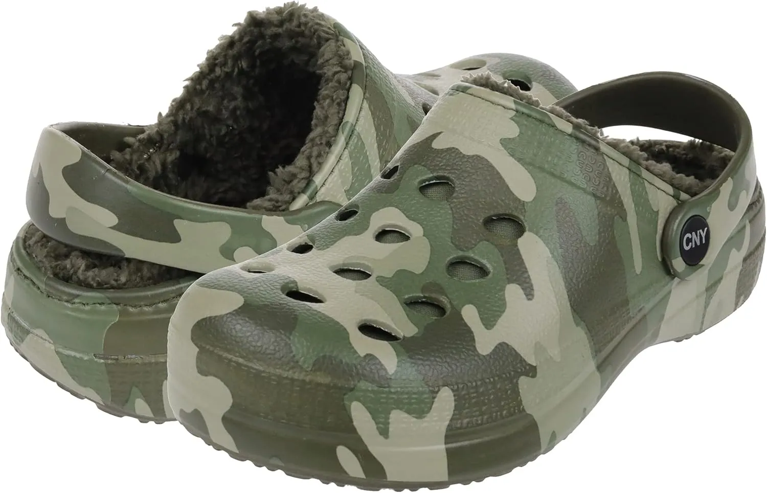 Capelli New York Boys Injected Eva Clog with Faux Berber Lining