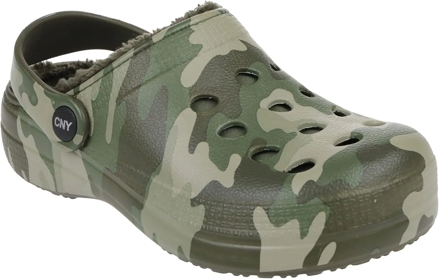 Capelli New York Boys Injected Eva Clog with Faux Berber Lining