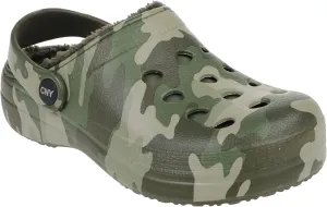 Capelli New York Boys Injected Eva Clog with Faux Berber Lining