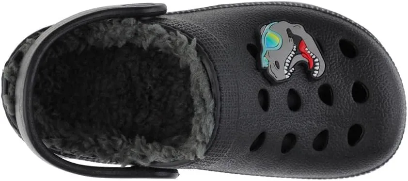 Capelli New York Boys Injected Eva Clog with Faux Berber Lining