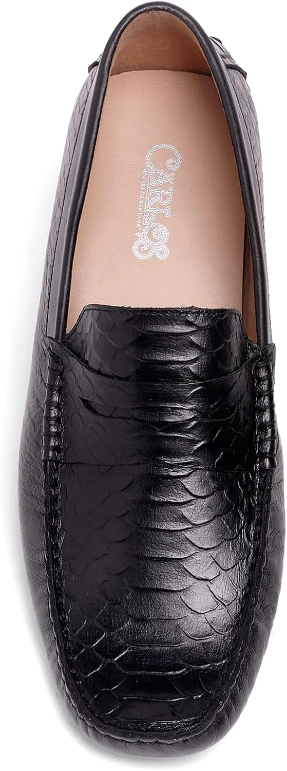 Carlos Santana Jorge Driver Loafers for Men | Slip-on | Cushioned Footbed