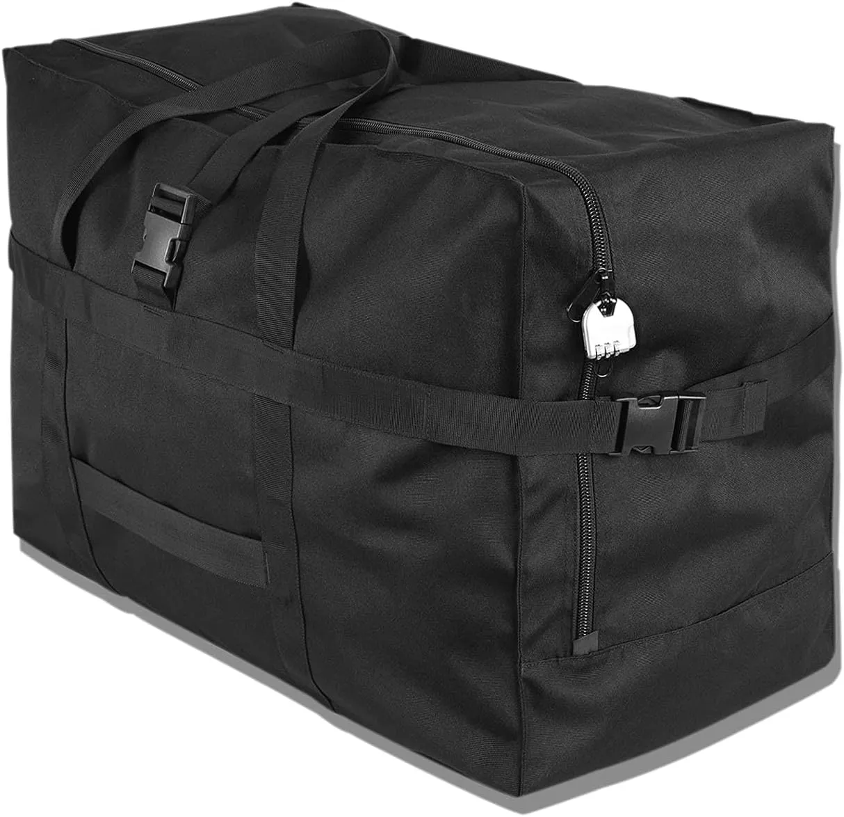 Carry on Travel Duffle Bag,Foldable Heavy Duty Overnight Bag,Larger Size Tear Resistant Water Resistant Packable Luggage for Weekender/Vacation/Camping/Beach/Tent