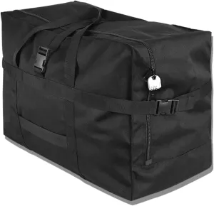Carry on Travel Duffle Bag,Foldable Heavy Duty Overnight Bag,Larger Size Tear Resistant Water Resistant Packable Luggage for Weekender/Vacation/Camping/Beach/Tent