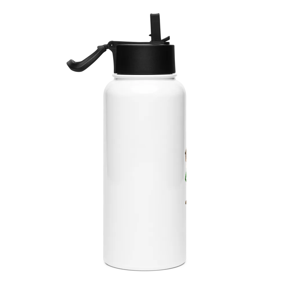 Cartoon-Inspired Stainless Steel Water Bottle