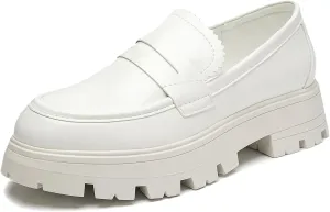 Cestfini Platform Chunky Loafers for Women