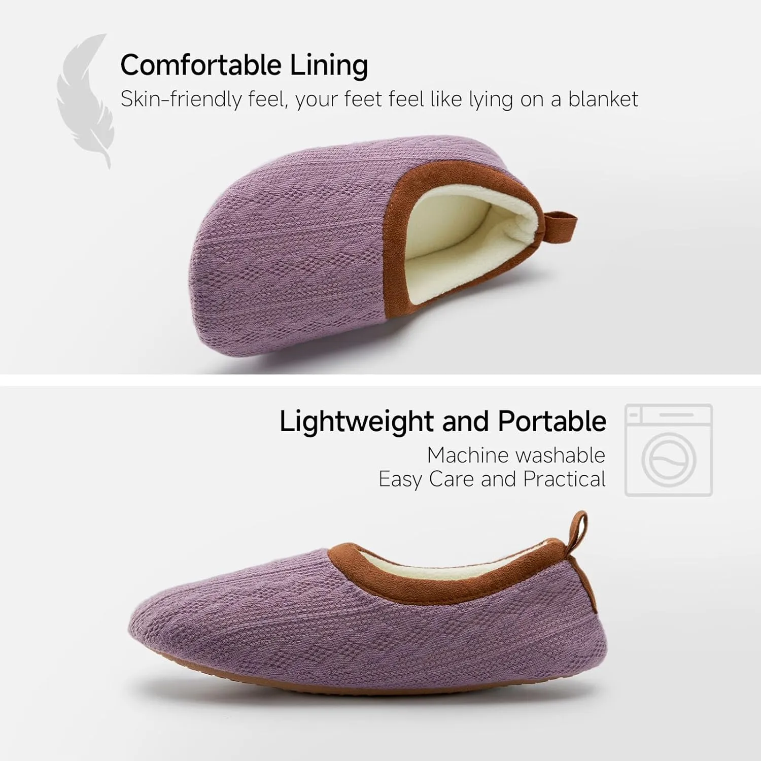 Chantomoo Womens Slippers Soft Sole Indoor Memory Foam Loafer Slippers