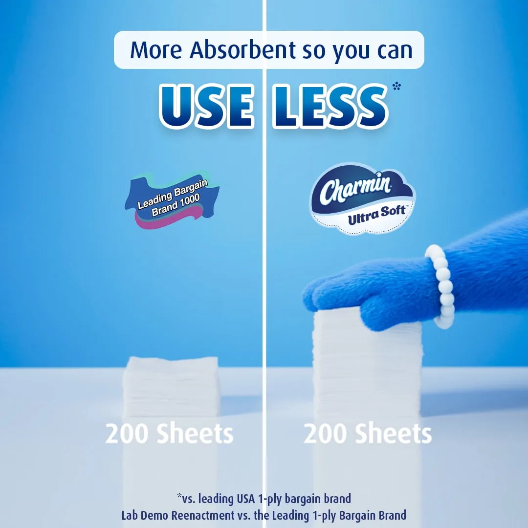 Charmin Ultra Soft Toilet Paper, 6 Mega Rolls