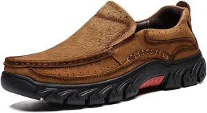 CHICLOVEY Men's Slip-on Driving Boat Shoes Casual Walking Loafers for Office Work