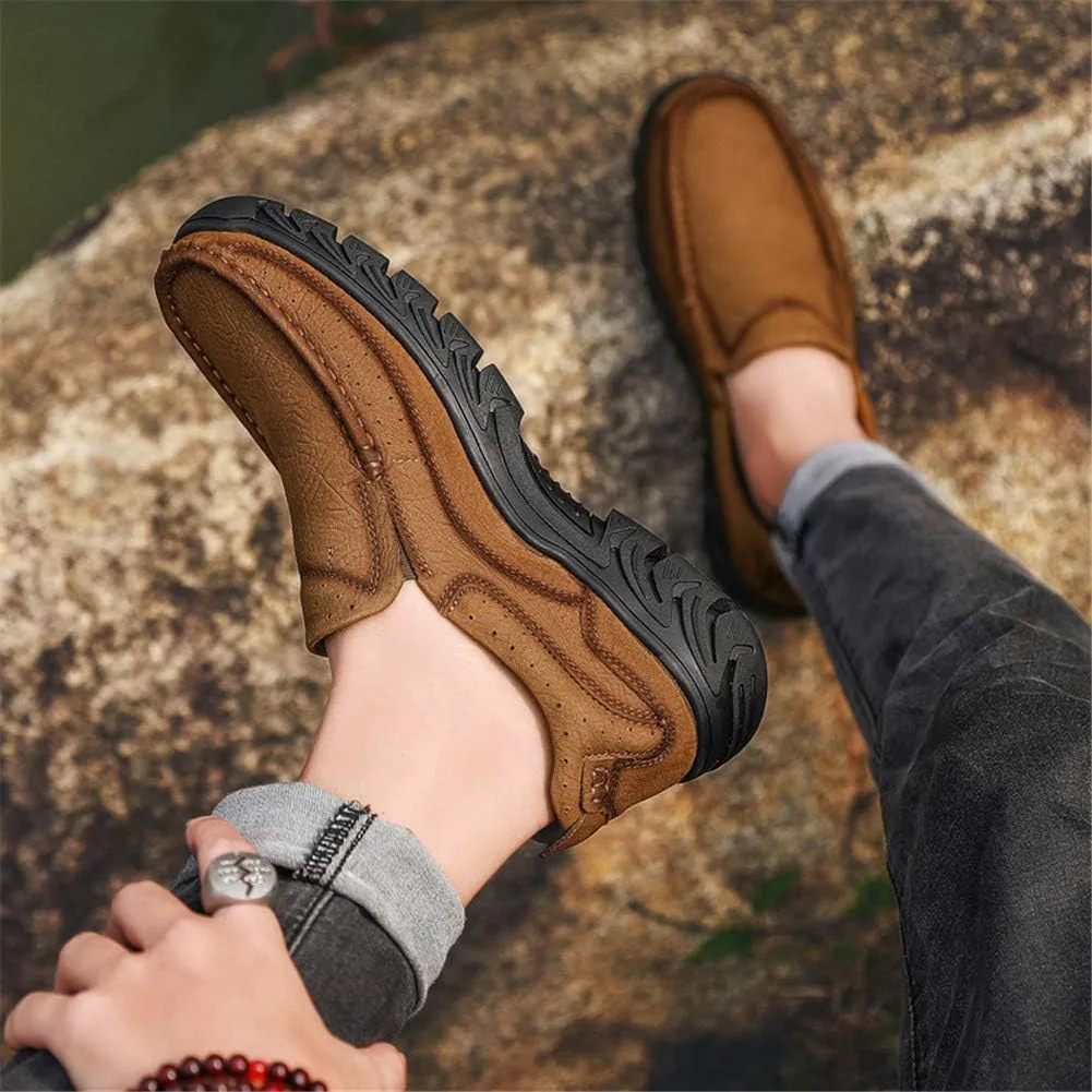CHICLOVEY Men's Slip-on Driving Boat Shoes Casual Walking Loafers for Office Work