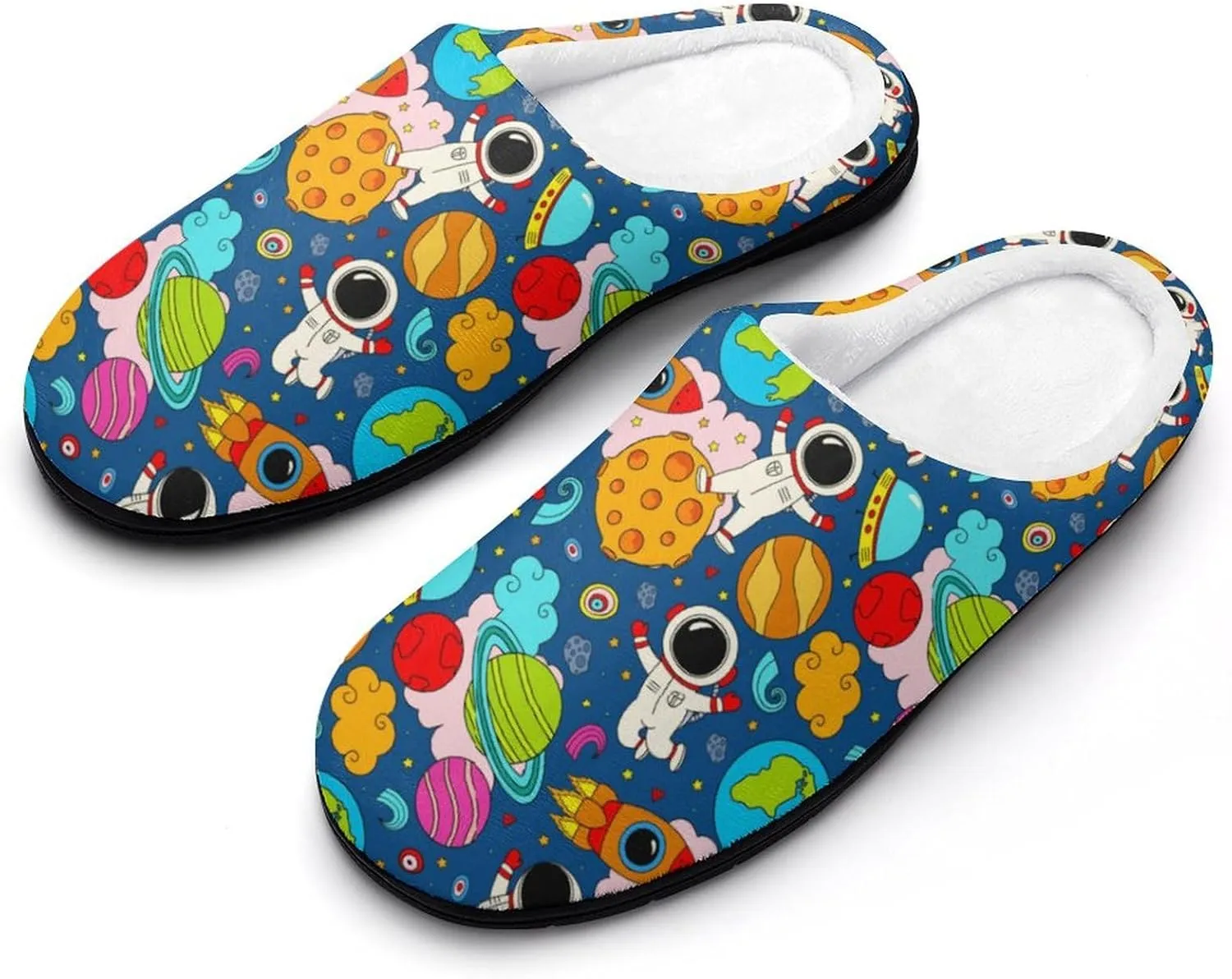 Christmas House Slippers For Woman Ladies Bedroom Slippers Indoor Outdoor Slip-On Shoes Closed Toe Funny Fall Slippers