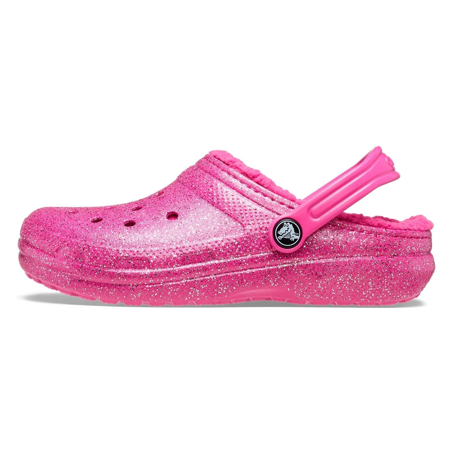 Classic Lined Glitter Clog Kids