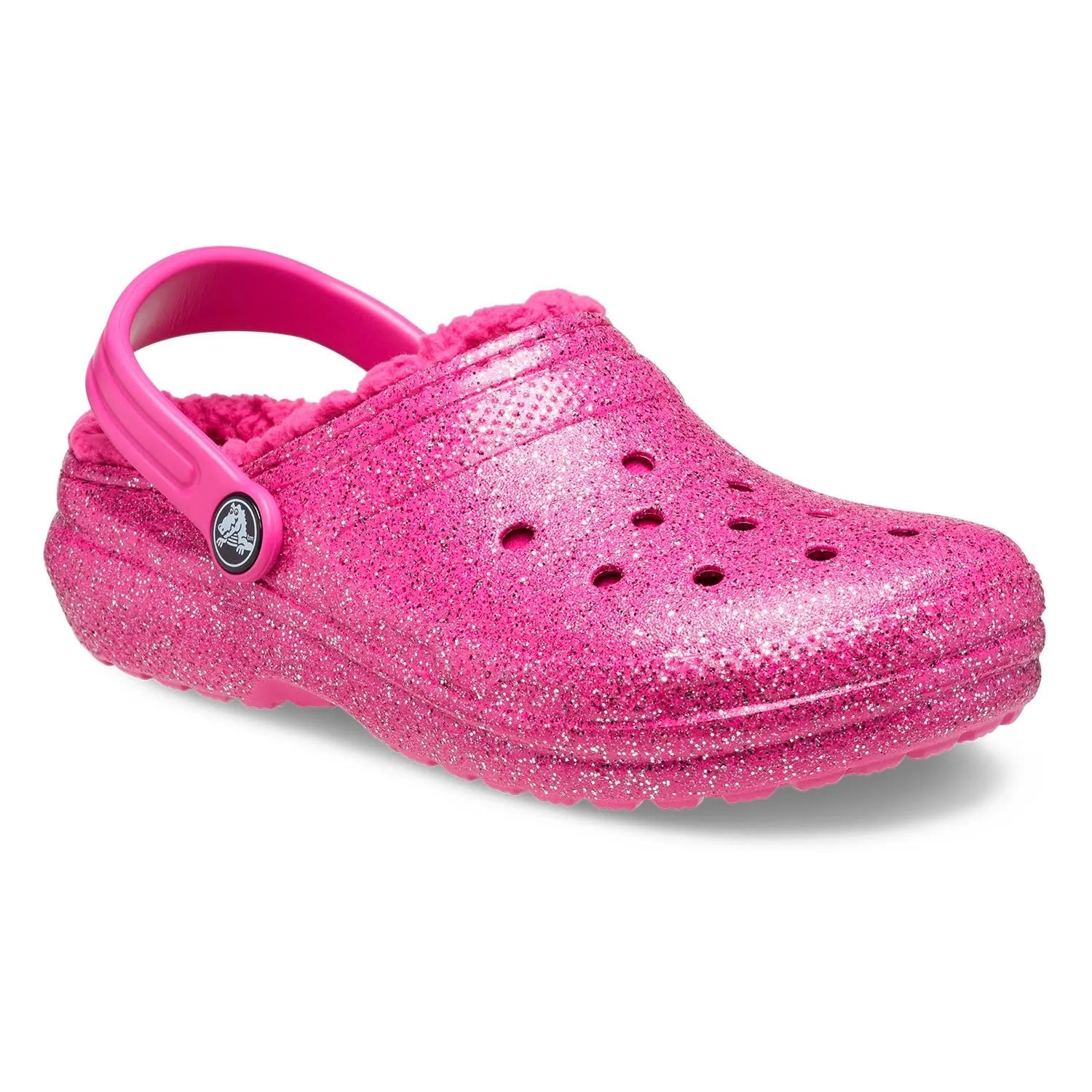 Classic Lined Glitter Clog Kids