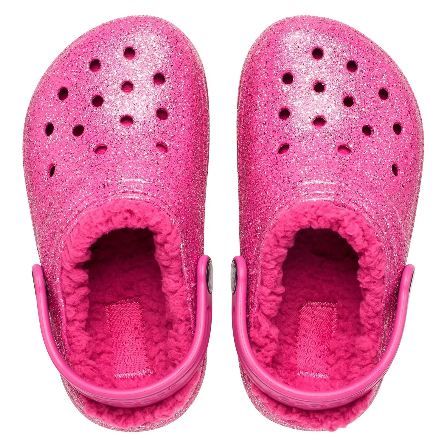 Classic Lined Glitter Clog Kids