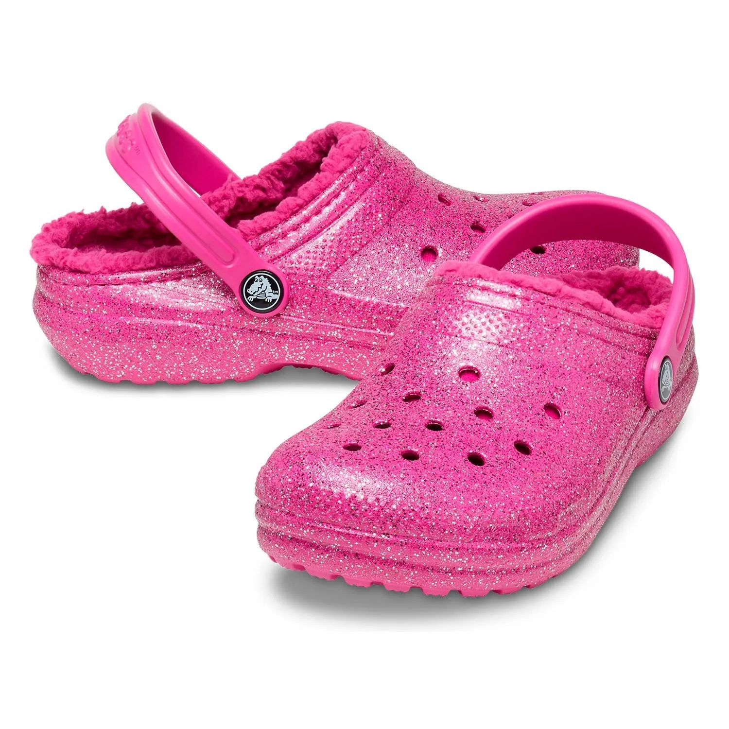 Classic Lined Glitter Clog Kids