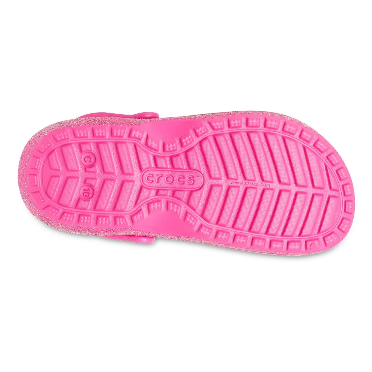 Classic Lined Glitter Clog Kids